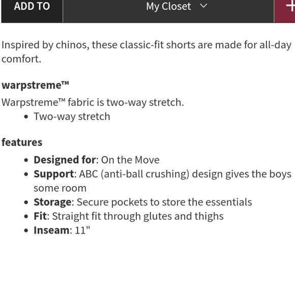 🍋LULULEMON Men's Commission Short Relaxed *Warpstreme 11" - Picture 10 of 10